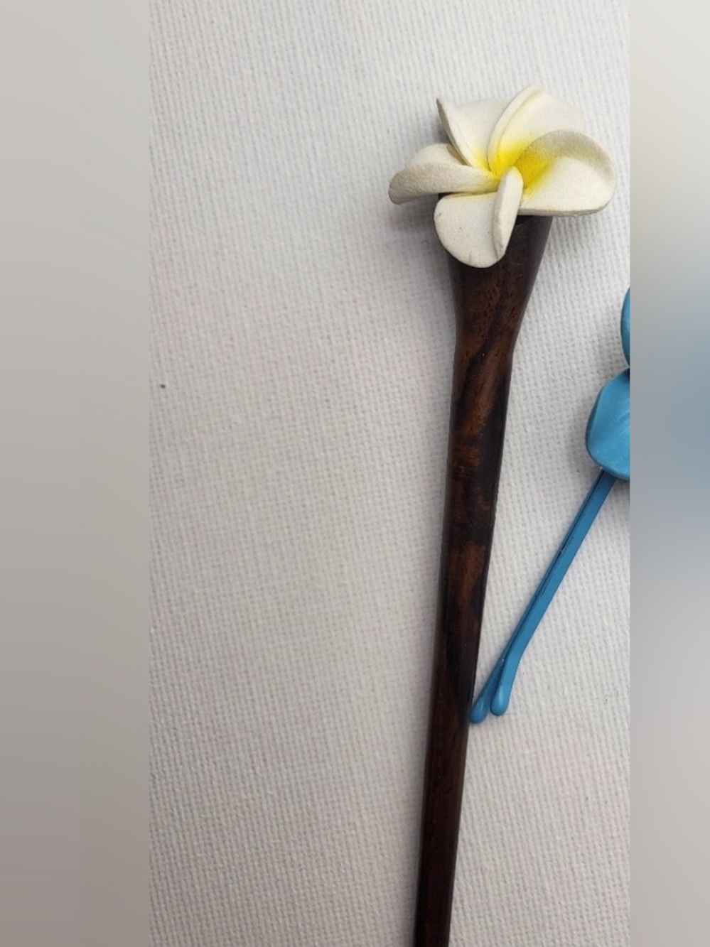 Plumeria Hair wood hair accessory